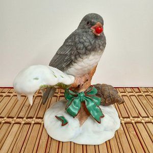 Lenox 2000 Christmas Snowbird Limited Edition Fine Porcelain Bird Figurine